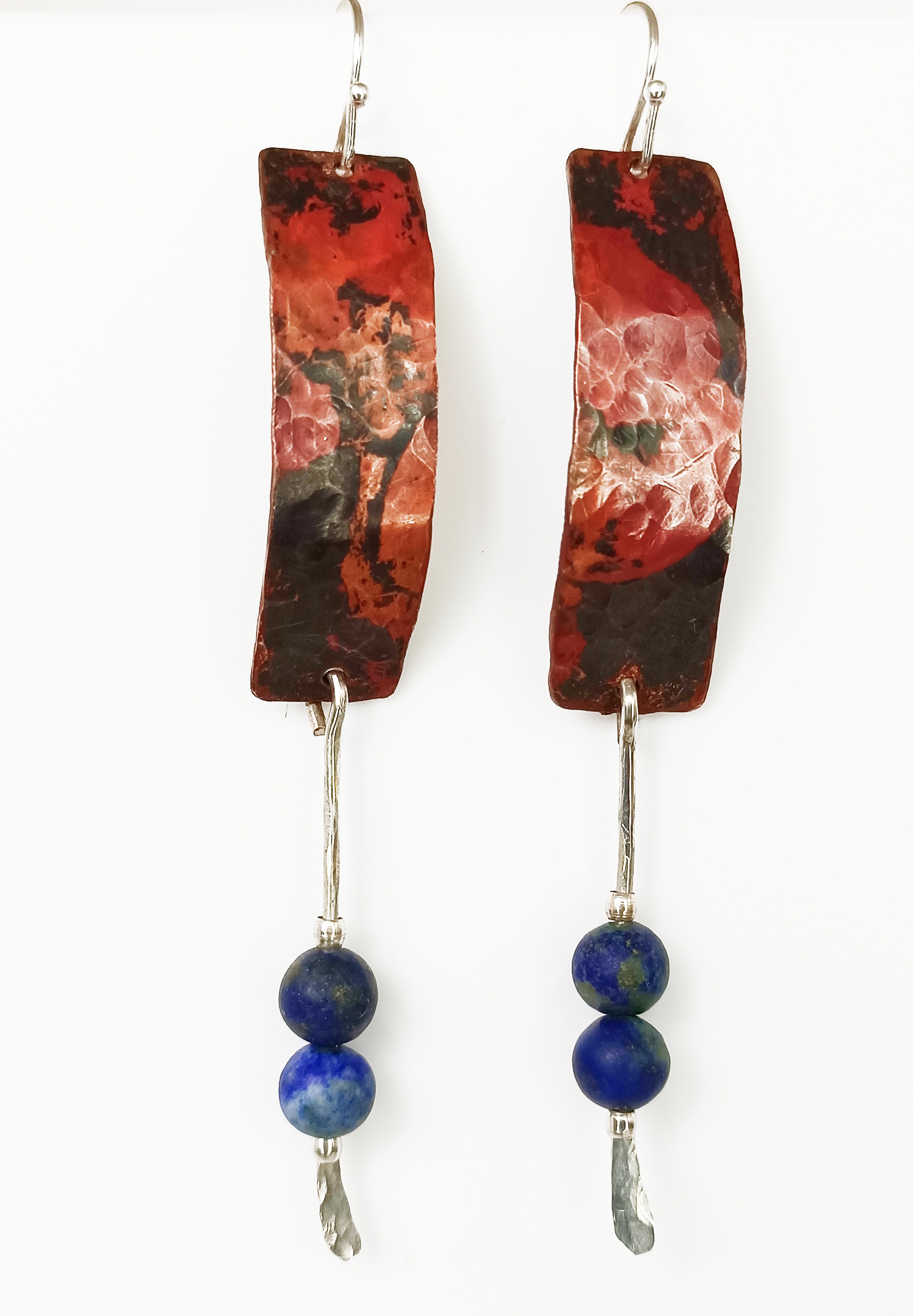 Boho Earrings- Deep Blue